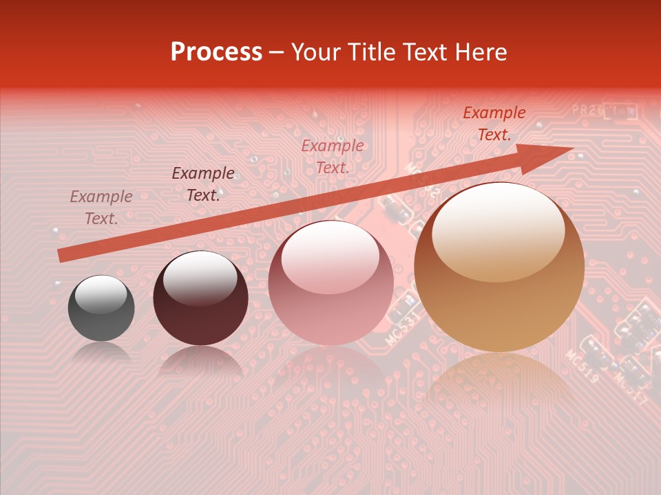 Desktop Microchip Printed PowerPoint Template