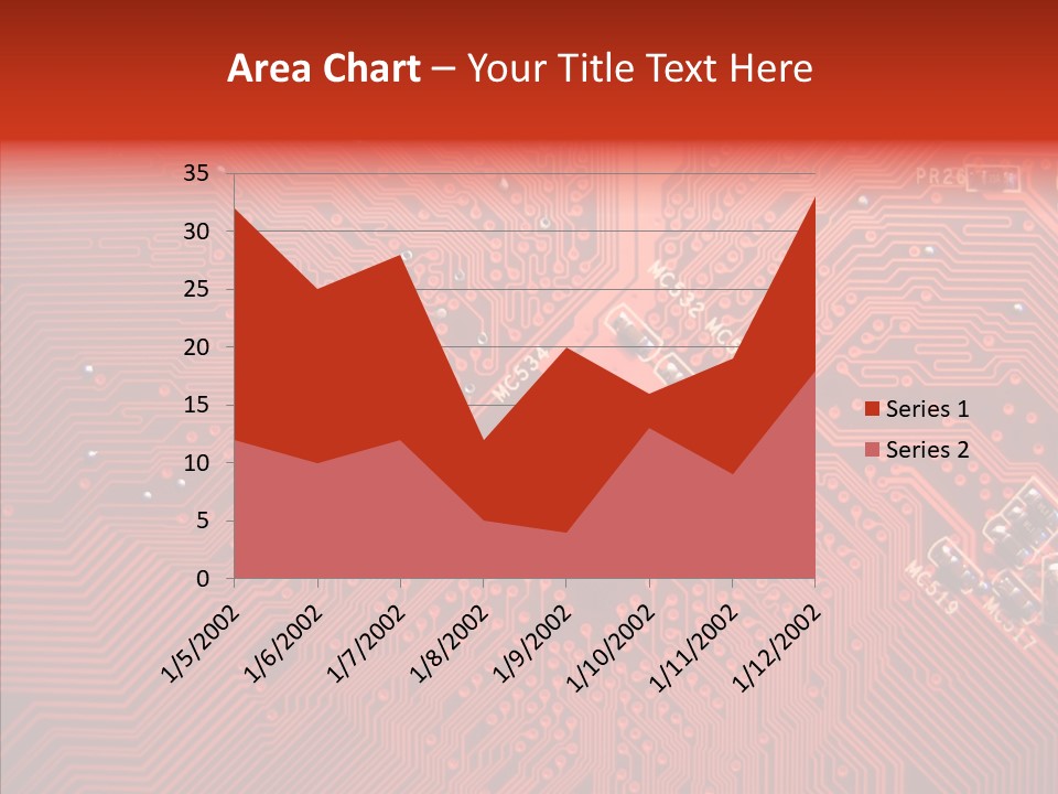 Desktop Microchip Printed PowerPoint Template