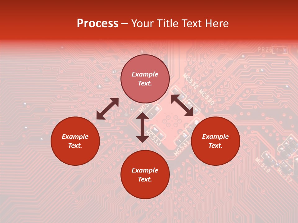Desktop Microchip Printed PowerPoint Template
