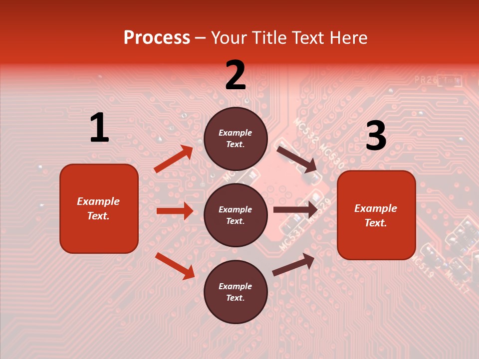 Desktop Microchip Printed PowerPoint Template