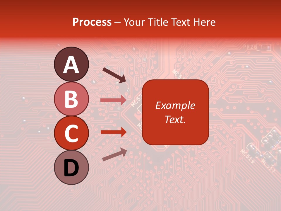 Desktop Microchip Printed PowerPoint Template