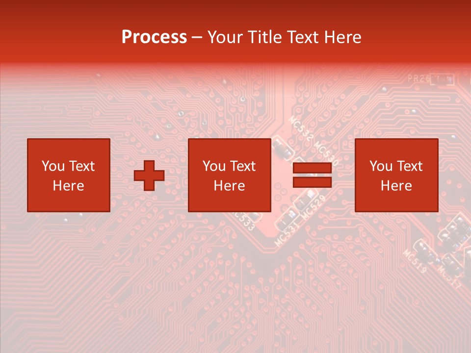 Desktop Microchip Printed PowerPoint Template