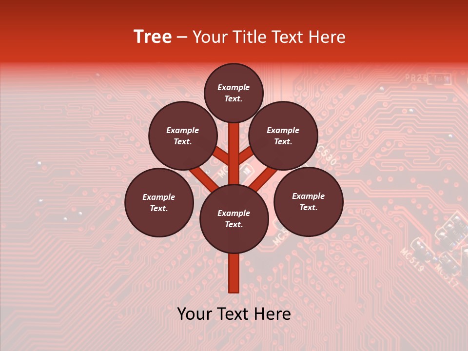 Desktop Microchip Printed PowerPoint Template
