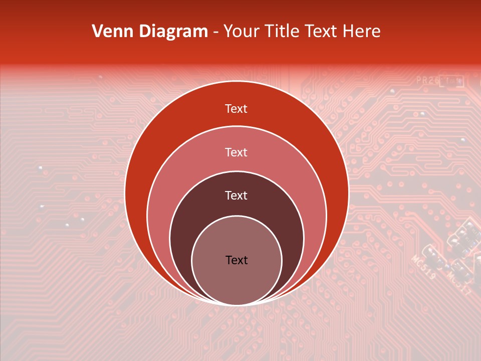 Desktop Microchip Printed PowerPoint Template