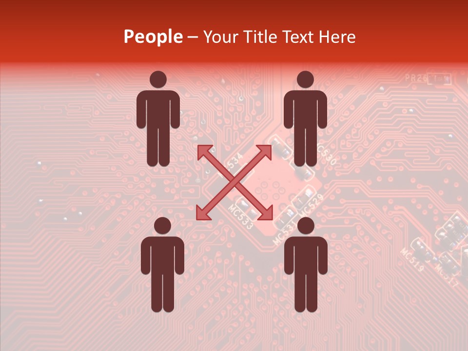 Desktop Microchip Printed PowerPoint Template