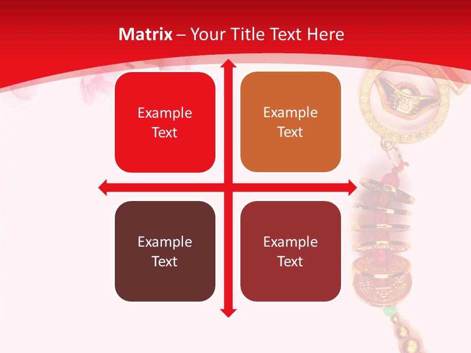 Red Spring Nobody PowerPoint Template