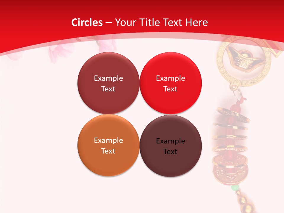 Red Spring Nobody PowerPoint Template