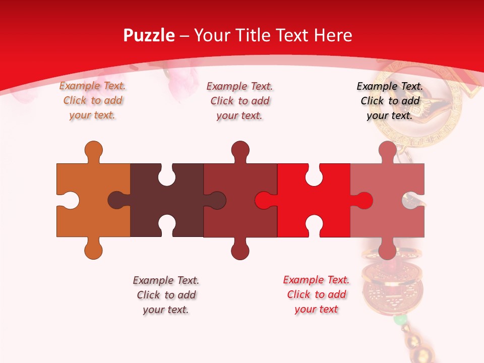 Red Spring Nobody PowerPoint Template