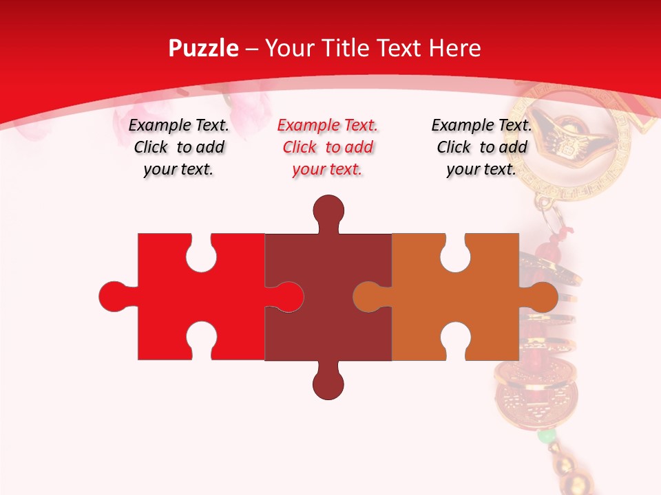 Red Spring Nobody PowerPoint Template