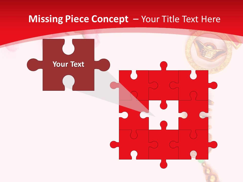 Red Spring Nobody PowerPoint Template