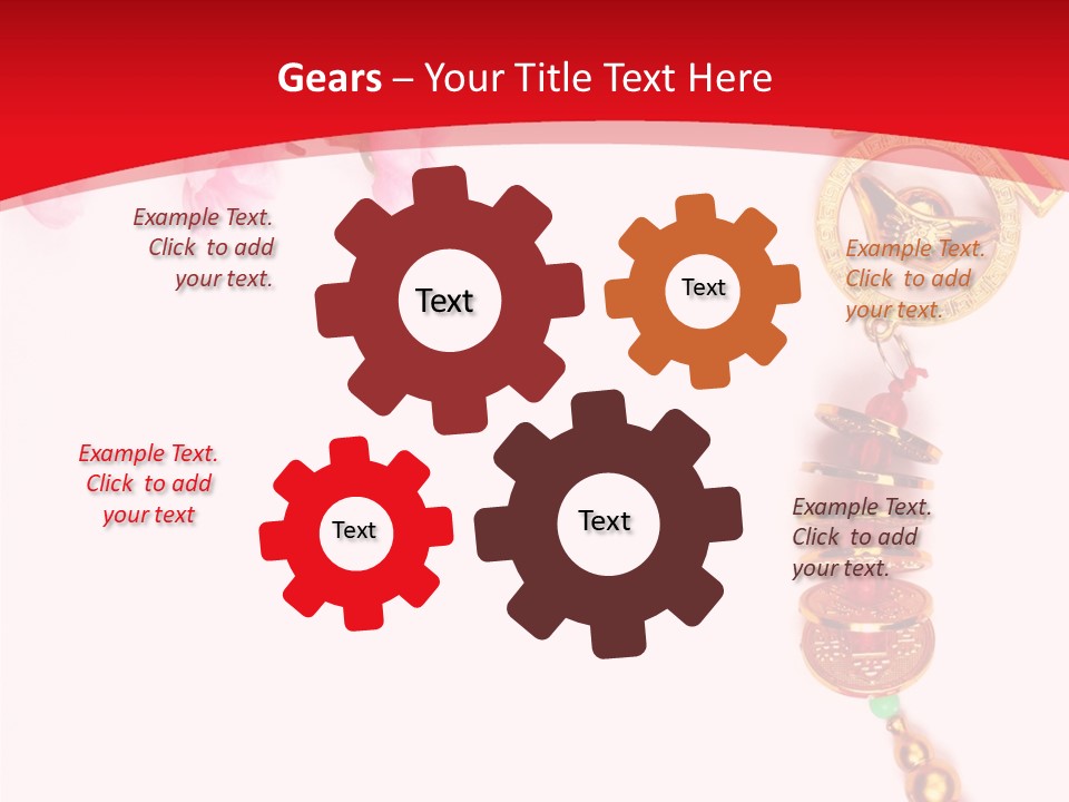 Red Spring Nobody PowerPoint Template