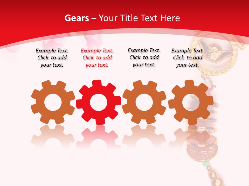 Red Spring Nobody PowerPoint Template