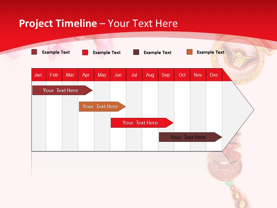 Red Spring Nobody PowerPoint Template