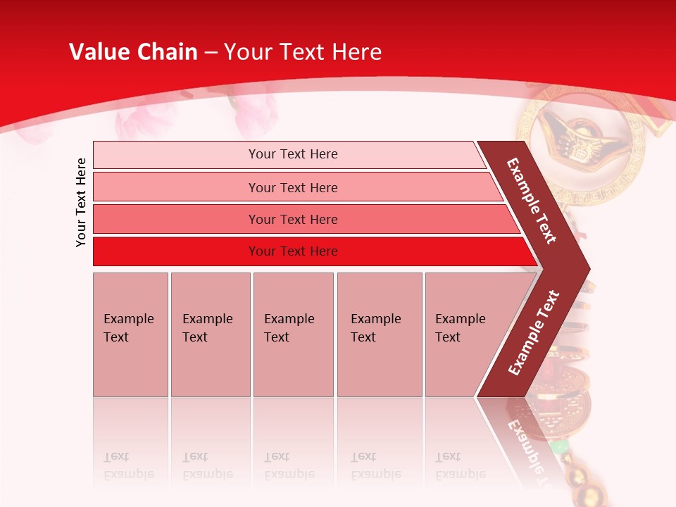 Red Spring Nobody PowerPoint Template