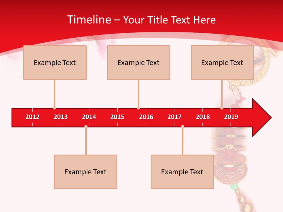 Red Spring Nobody PowerPoint Template