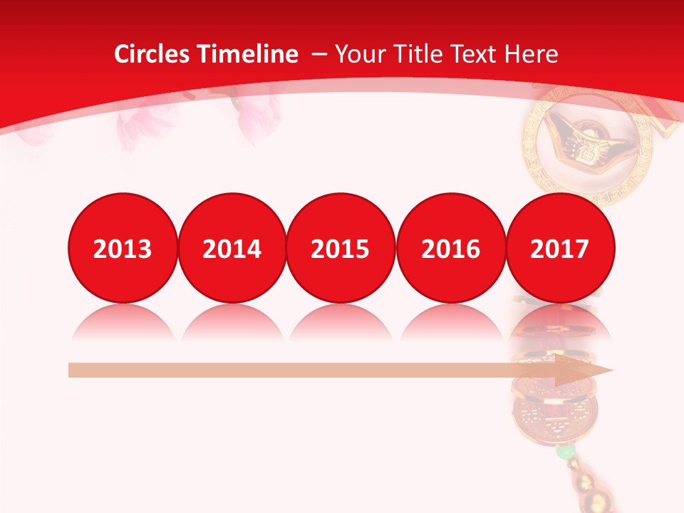 Red Spring Nobody PowerPoint Template