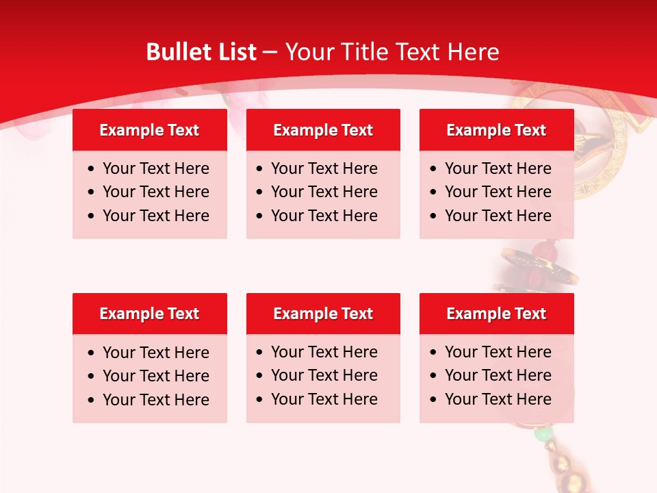 Red Spring Nobody PowerPoint Template