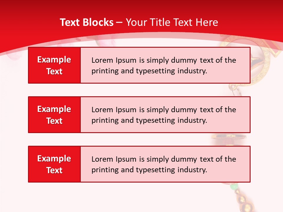 Red Spring Nobody PowerPoint Template