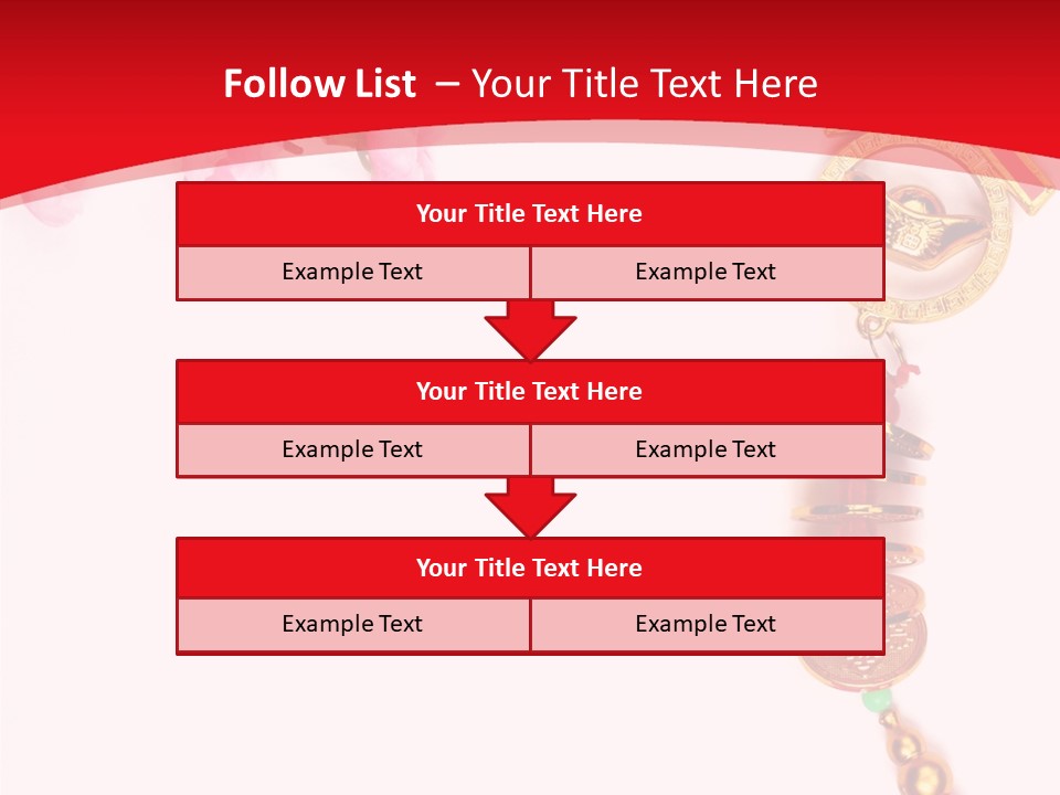 Red Spring Nobody PowerPoint Template