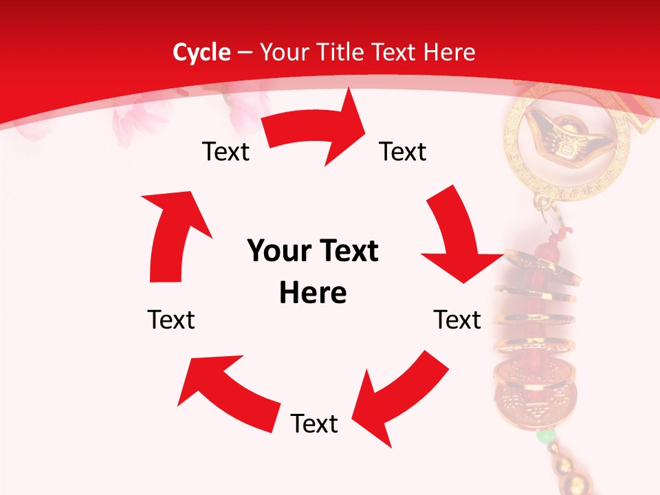 Red Spring Nobody PowerPoint Template