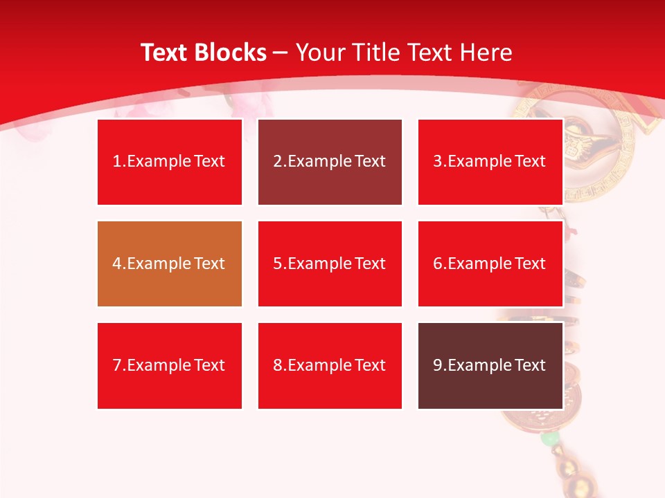 Red Spring Nobody PowerPoint Template