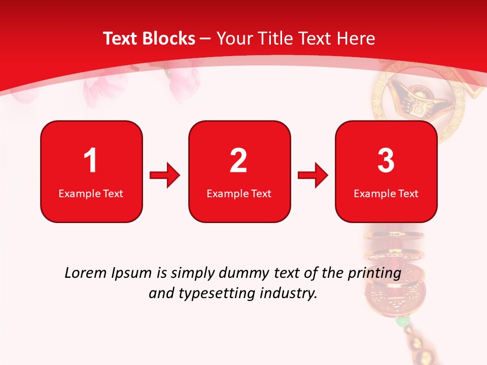 Red Spring Nobody PowerPoint Template