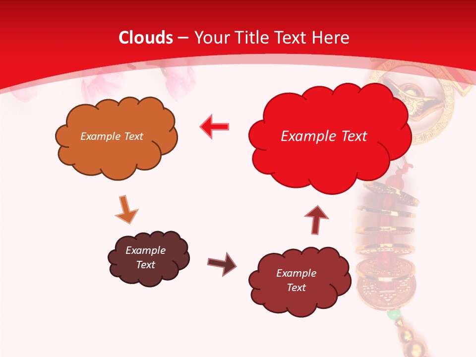 Red Spring Nobody PowerPoint Template