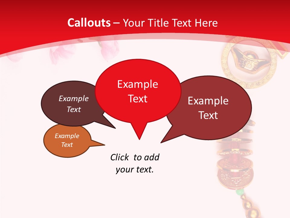 Red Spring Nobody PowerPoint Template