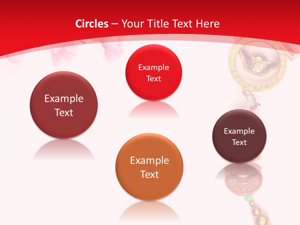 Red Spring Nobody PowerPoint Template
