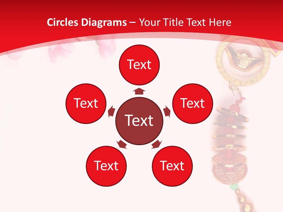 Red Spring Nobody PowerPoint Template