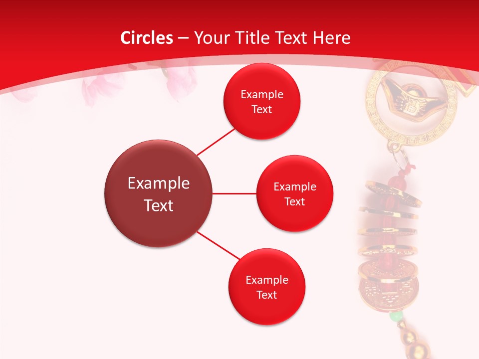 Red Spring Nobody PowerPoint Template
