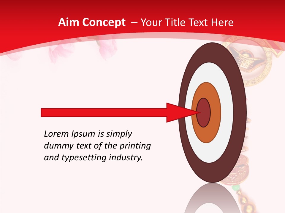 Red Spring Nobody PowerPoint Template