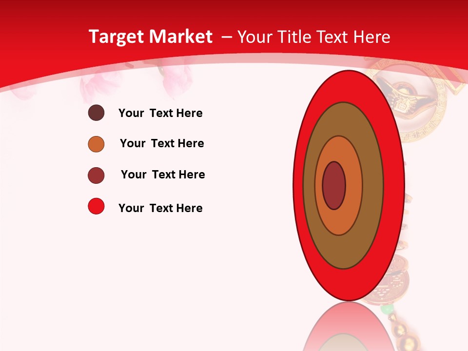 Red Spring Nobody PowerPoint Template