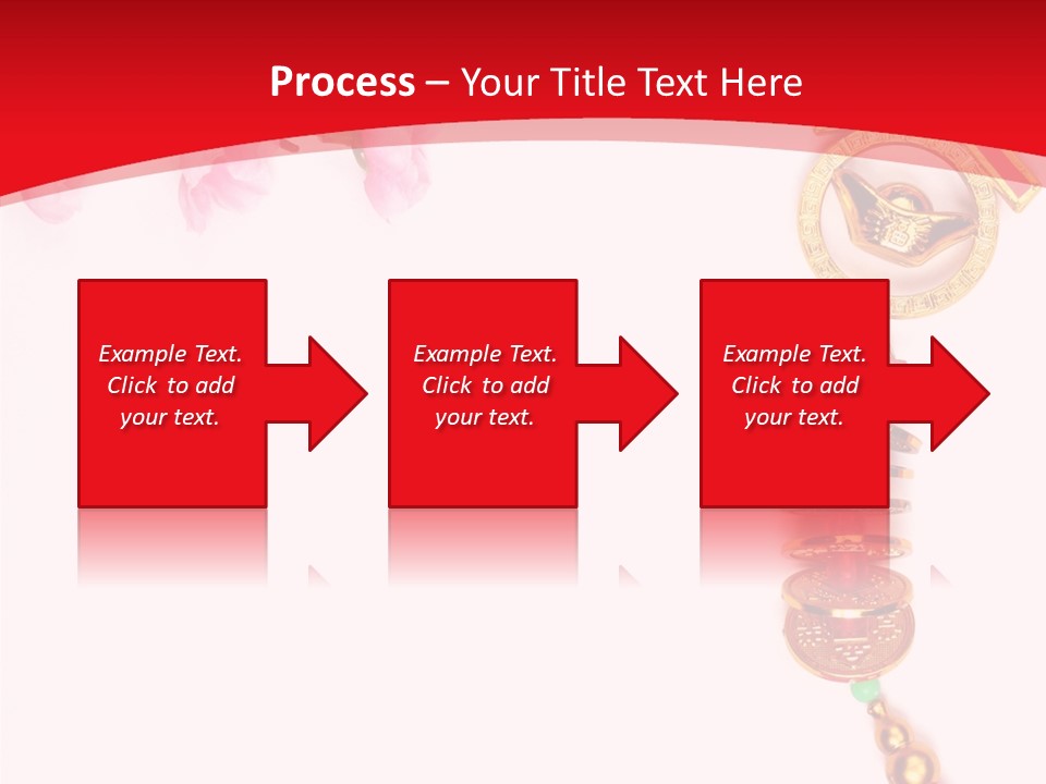 Red Spring Nobody PowerPoint Template