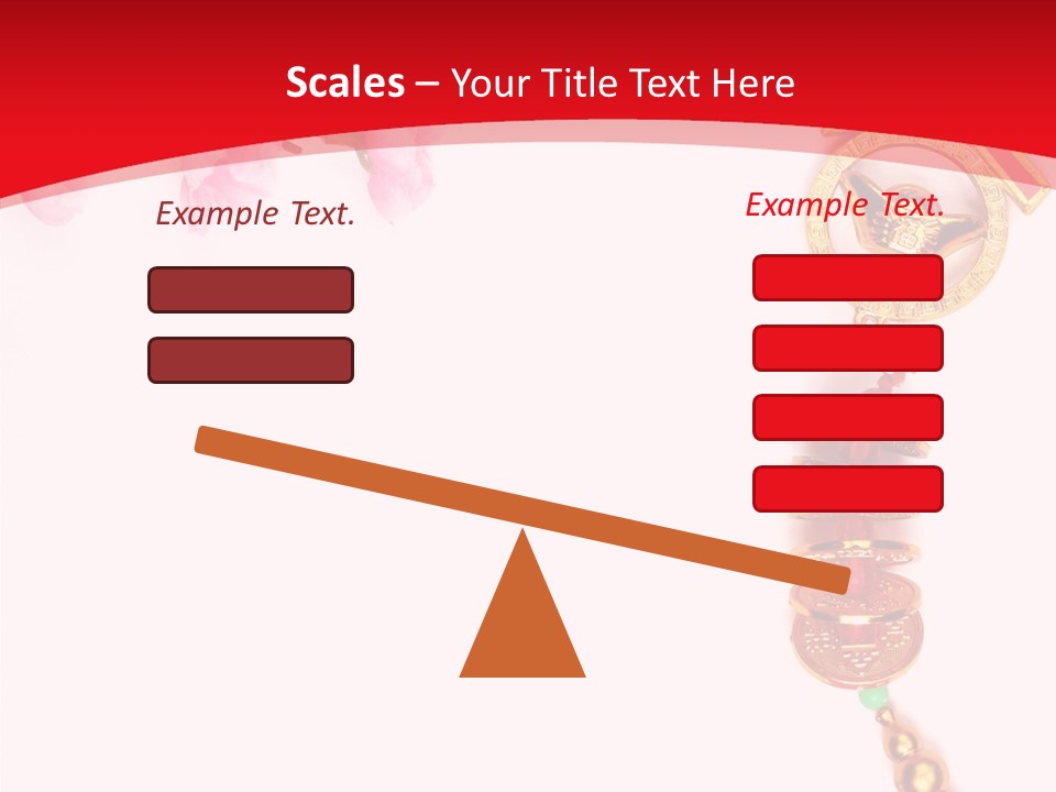 Red Spring Nobody PowerPoint Template