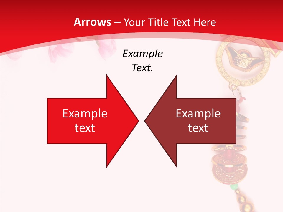 Red Spring Nobody PowerPoint Template
