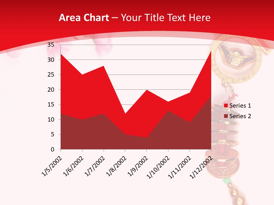 Red Spring Nobody PowerPoint Template