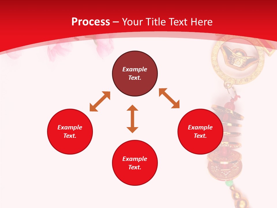 Red Spring Nobody PowerPoint Template