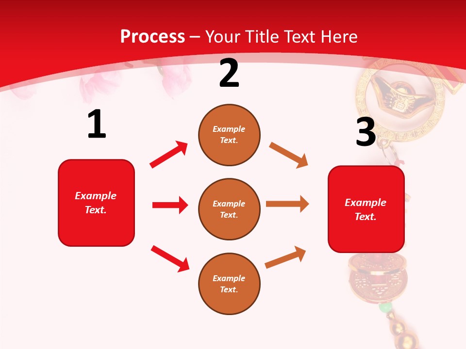 Red Spring Nobody PowerPoint Template