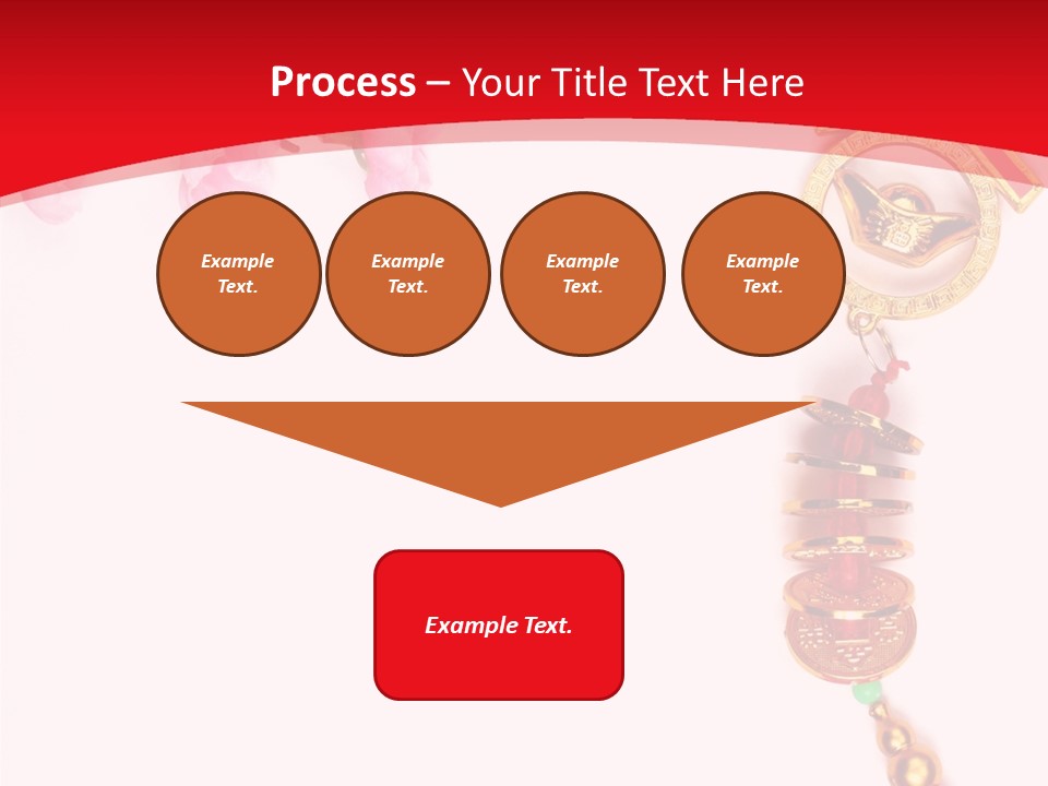 Red Spring Nobody PowerPoint Template