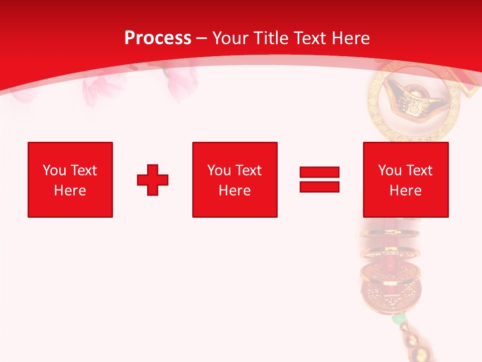 Red Spring Nobody PowerPoint Template
