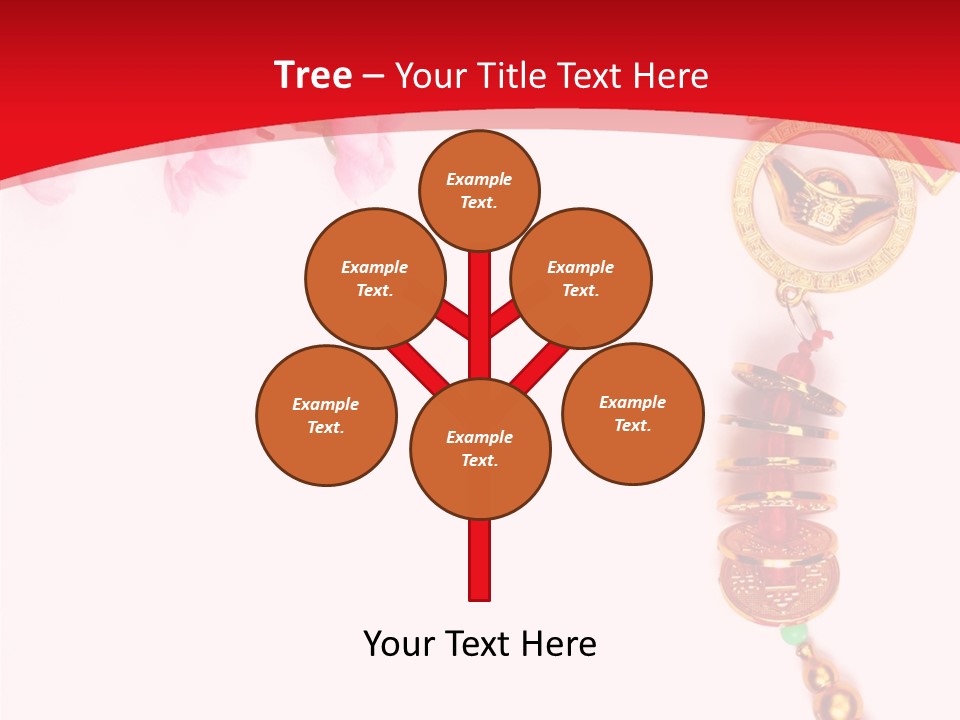 Red Spring Nobody PowerPoint Template
