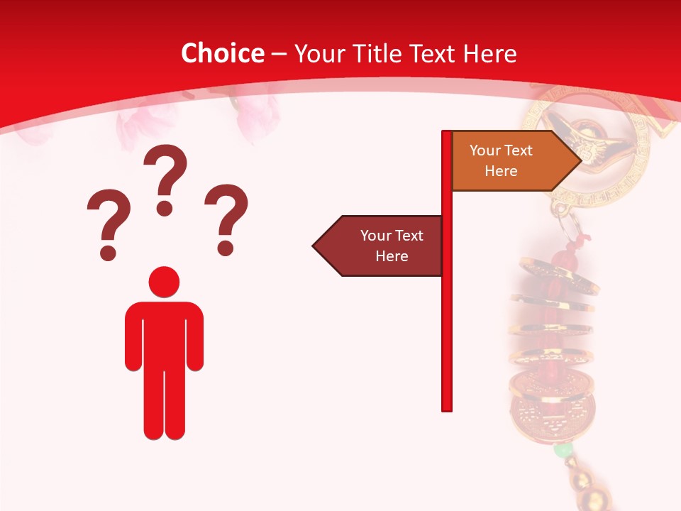 Red Spring Nobody PowerPoint Template