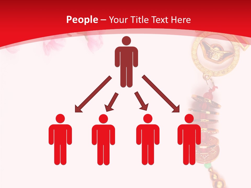 Red Spring Nobody PowerPoint Template