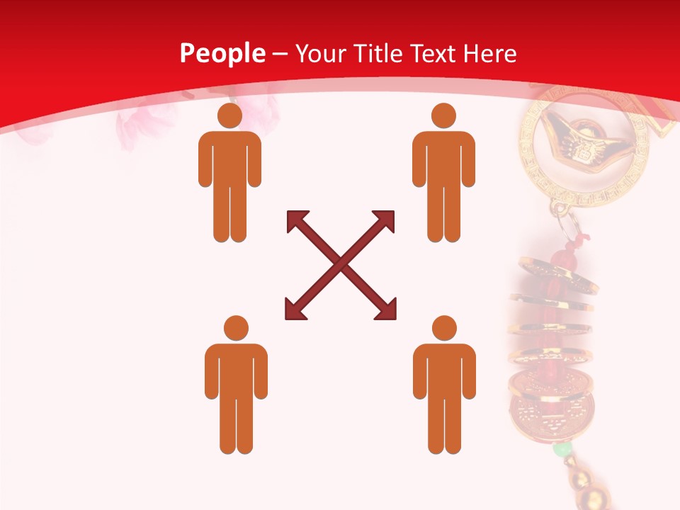 Red Spring Nobody PowerPoint Template