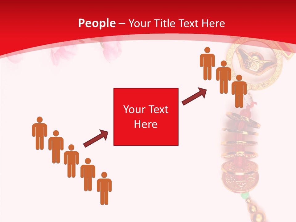 Red Spring Nobody PowerPoint Template