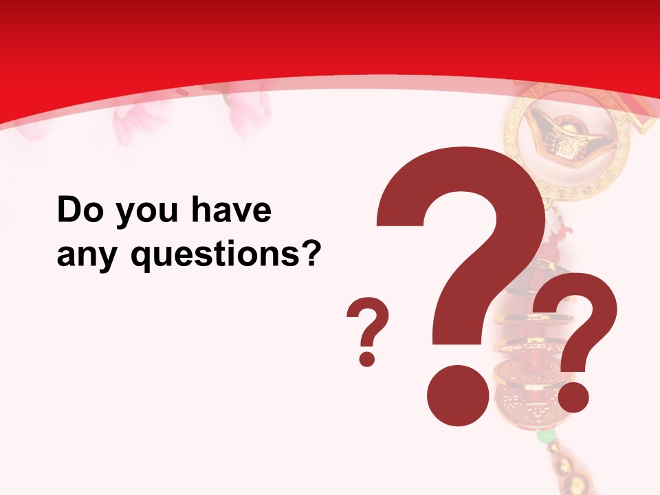 Red Spring Nobody PowerPoint Template