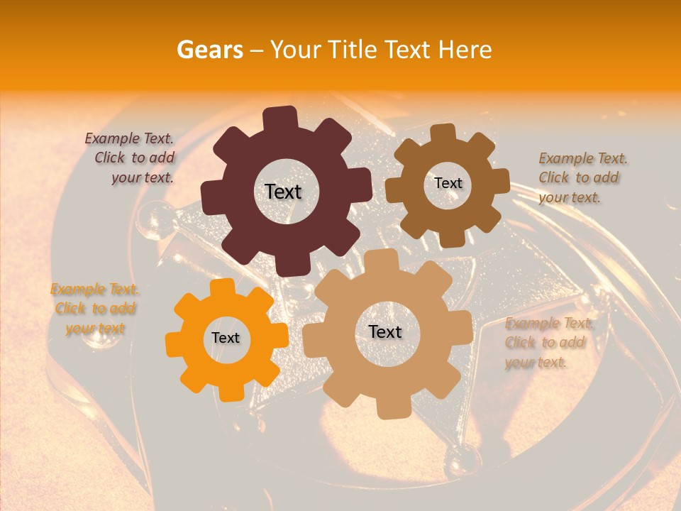 Badge Crime Law PowerPoint Template