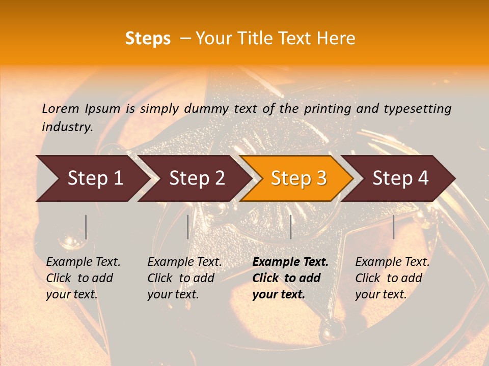 Badge Crime Law PowerPoint Template