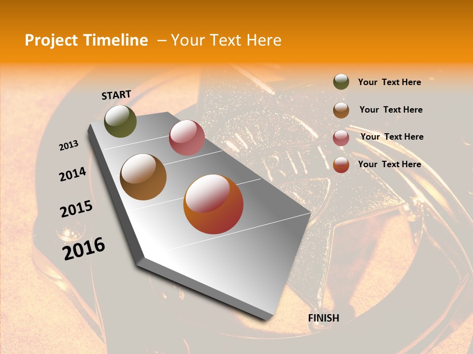 Badge Crime Law PowerPoint Template